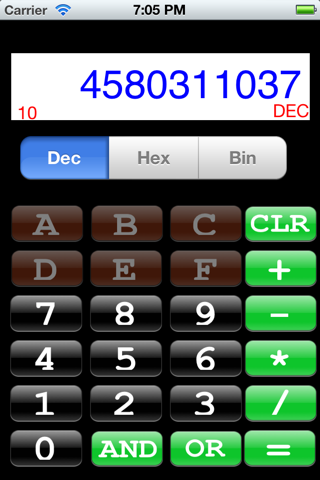 Hexadecimal Calculator screenshot 4