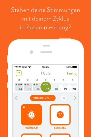 Clue Period Tracker & Calendar screenshot 2