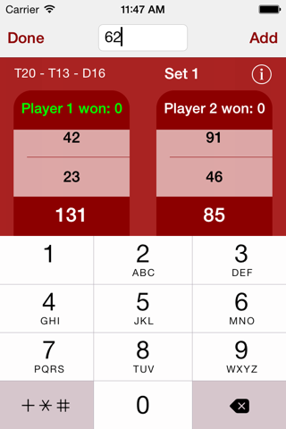 Dart Scores screenshot 2