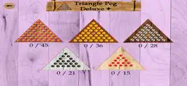Game screenshot Triangle Peg Deluxe - Plus hack