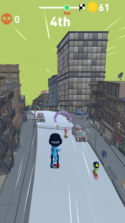 Snowboard Race 3D screenshot-3