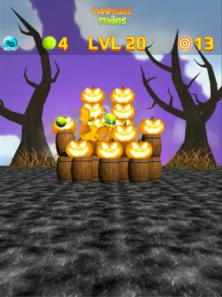 Ball Tossing Pumpkin vs Tennis, game for IOS