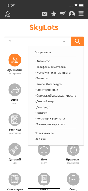 SkyLots Аукцион и Маркетплейс(圖3)-速報App