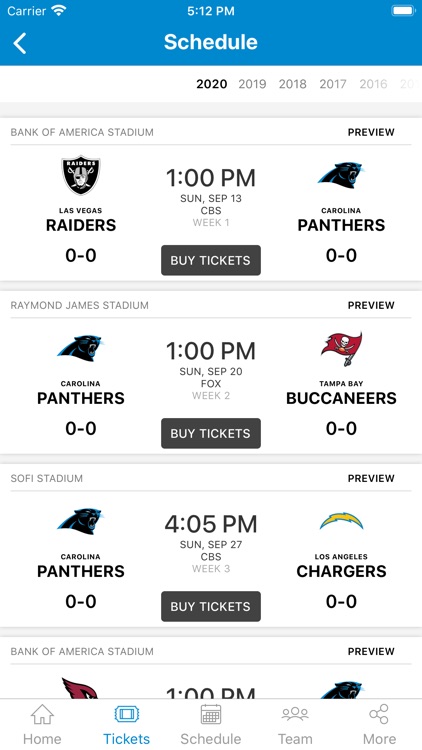 Carolina Panthers Mobile screenshot-3