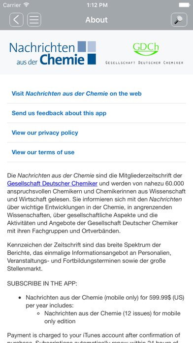 How to cancel & delete Nachrichten aus der Chemie from iphone & ipad 3