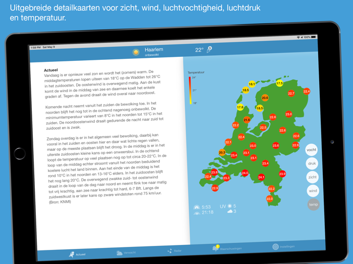 Weerbericht Nederland
