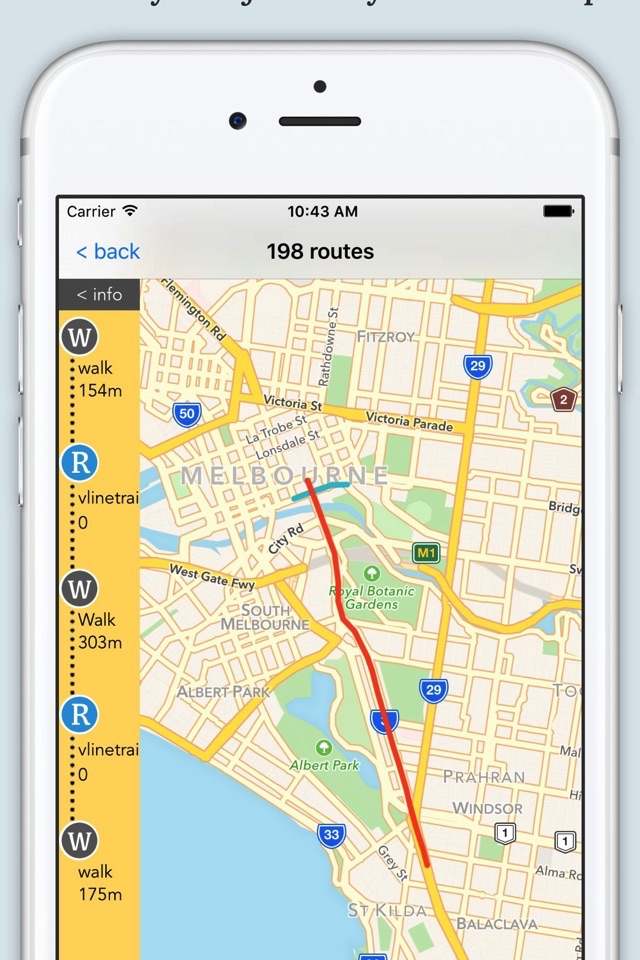 Melbourne Public Transport screenshot 2