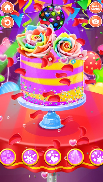 Rainbow Pastel Cake screenshot 4