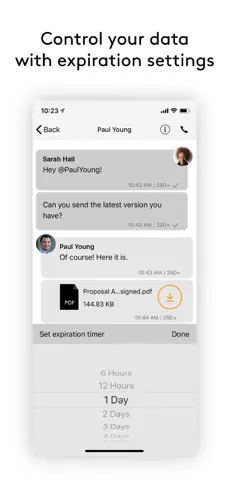 Captura de Pantalla 1 Wickr Me - Private Messenger iphone