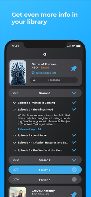 Watched - Track Your Shows(圖6)-速報App