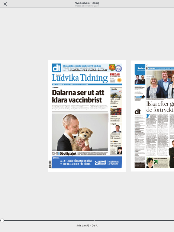 Nya Ludvika Tidning e-tidning screenshot 3