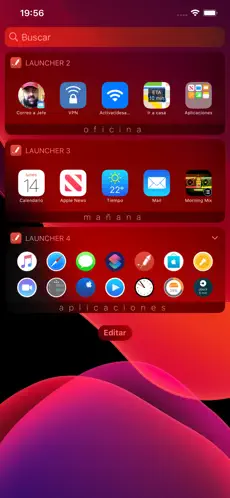 Screenshot 5 Launcher con múltiples widgets iphone