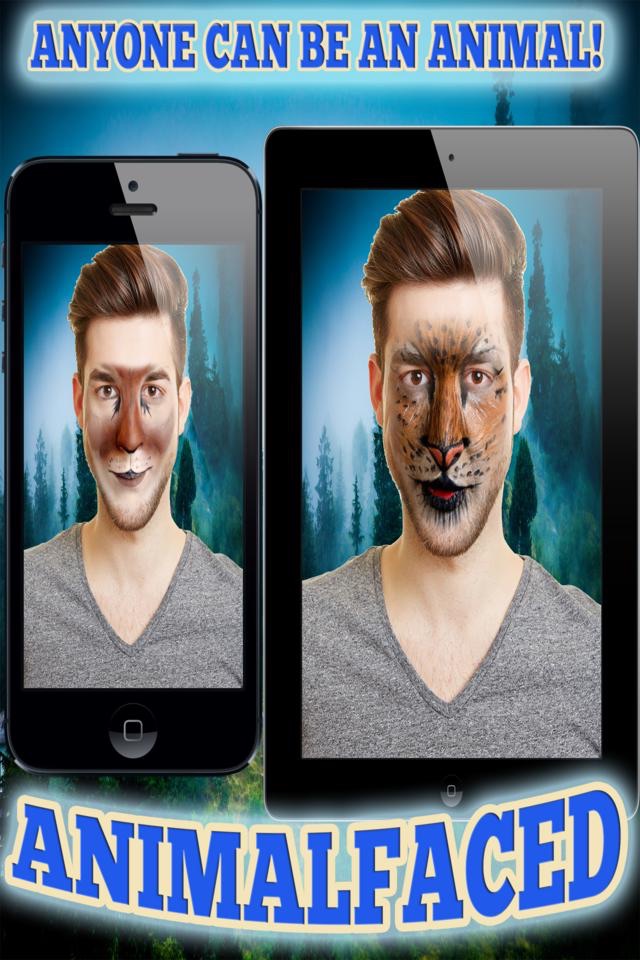 Animal Face Paint Photo Maker screenshot 4