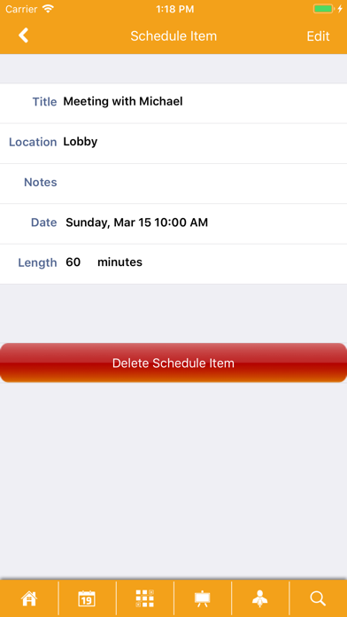 How to cancel & delete NABCA Meetings from iphone & ipad 4