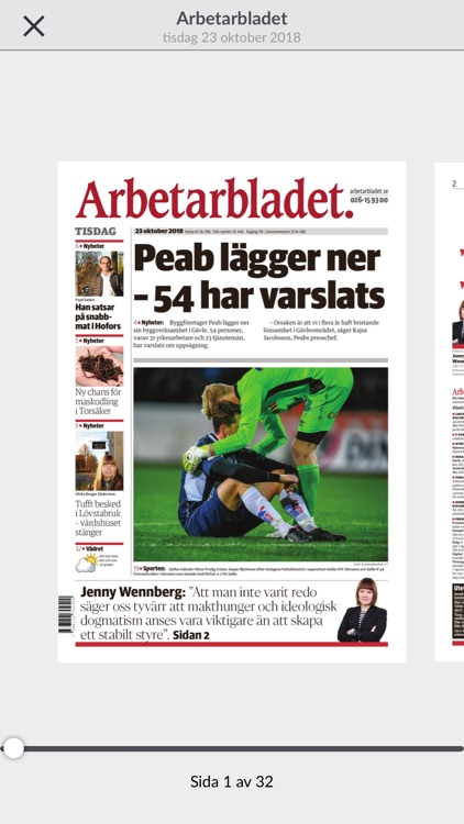 Arbetarbladet E-tidning By Bonnier News Local AB