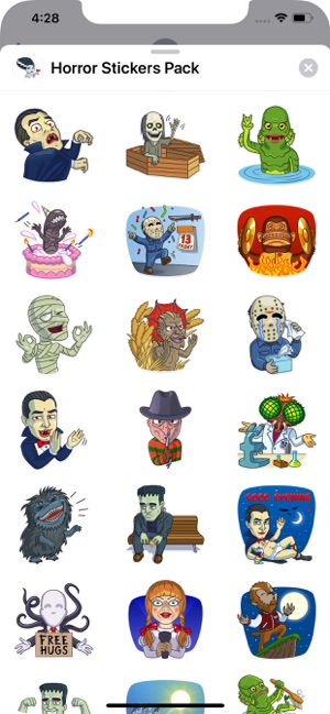 Horror Stickers Pack