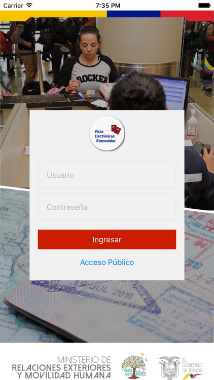 Visa Electrónica Ecuador