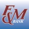 The F&M Bank Mobile app allows you to easily view account information using your iPhone/iPad