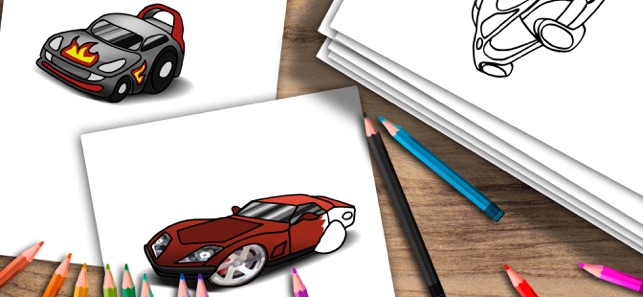 Cars Coloring Book Set