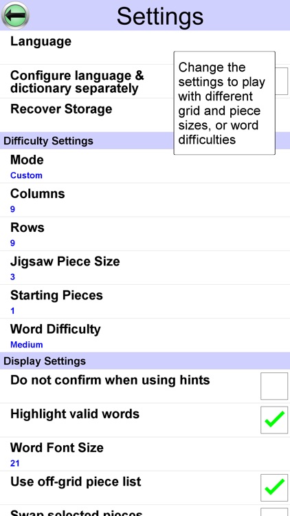 Jigsaw Crossword