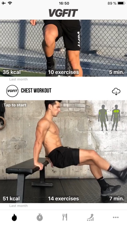 VGFIT: Workout & Training Plan screenshot-0