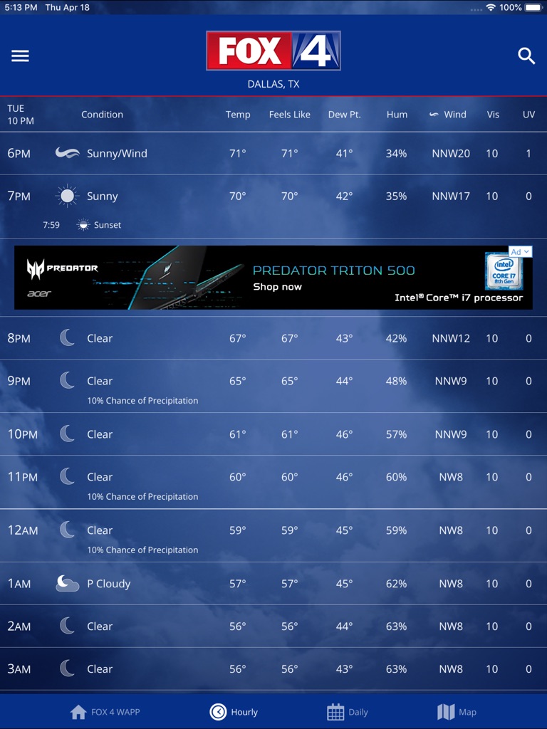 【图】FOX 4 Dallas-FTW: Weather(截图3)