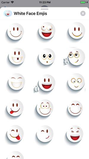 White Face Emojis(圖1)-速報App