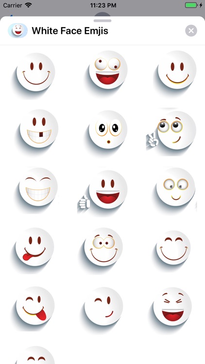 White Face Emojis