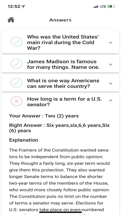 US Civics Test 2021 screenshot-4