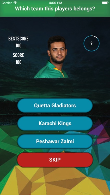 Cricket Player Team - PSL Quiz screenshot-4