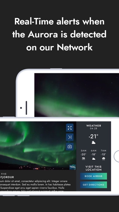 Northern lights Aurora Network screenshot 3