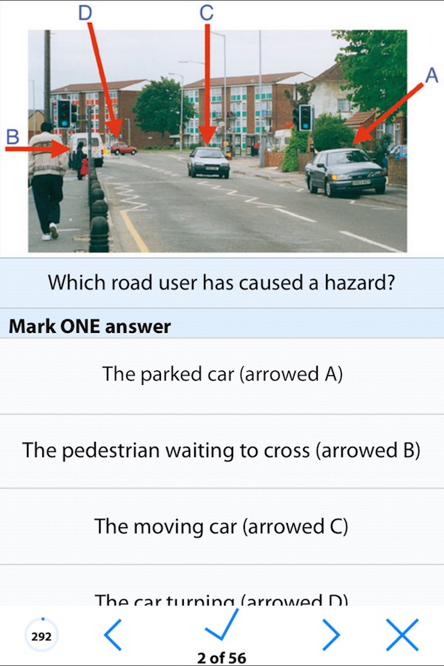 UK Motorcycle Theory Test Lite screenshot 4