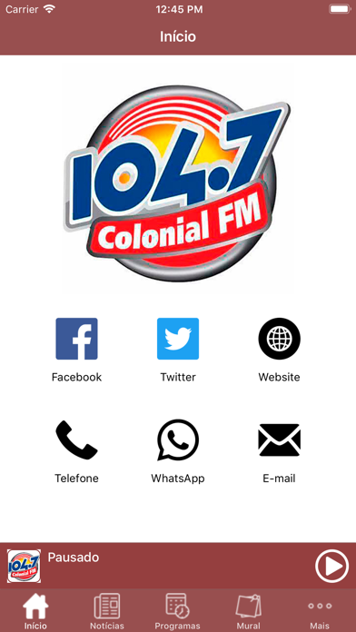 Rádio Colonial FM 104.7 screenshot 2