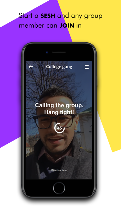 Sesh: Group Video Hangouts App screenshot 3