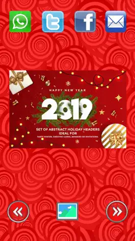 Game screenshot Christmas & New Year Greetings apk