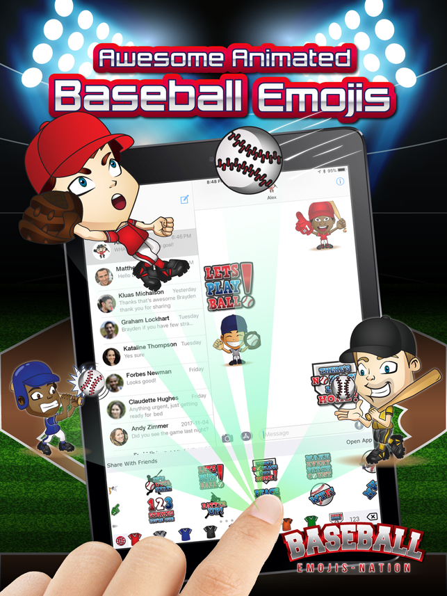 Baseball Emojis Nation, game for IOS