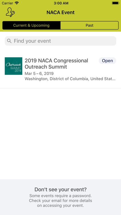 NACA Event App