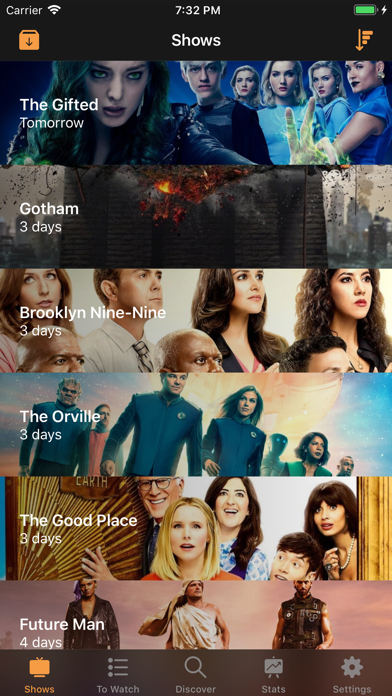 Television Time - Keep track of your favorite shows Screenshot 5