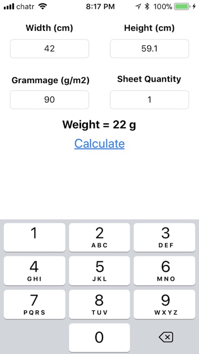 How to cancel & delete Metric Paper Weight from iphone & ipad 2