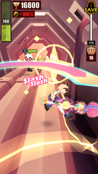 Slash & Girl - Endless Run screenshot 3