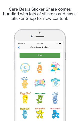 Care Bears Sticker Share - náhled