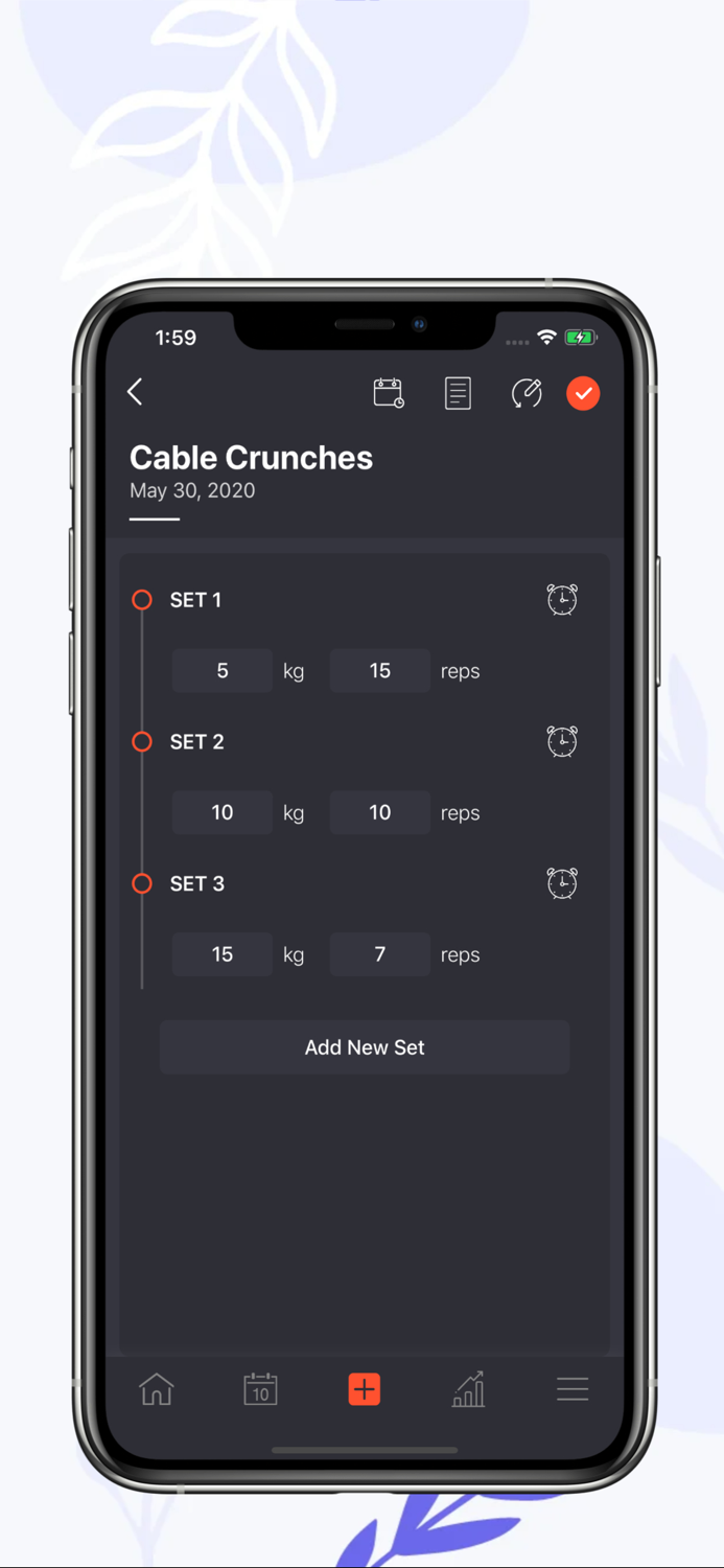 Gym Diary Workout Tracker Log