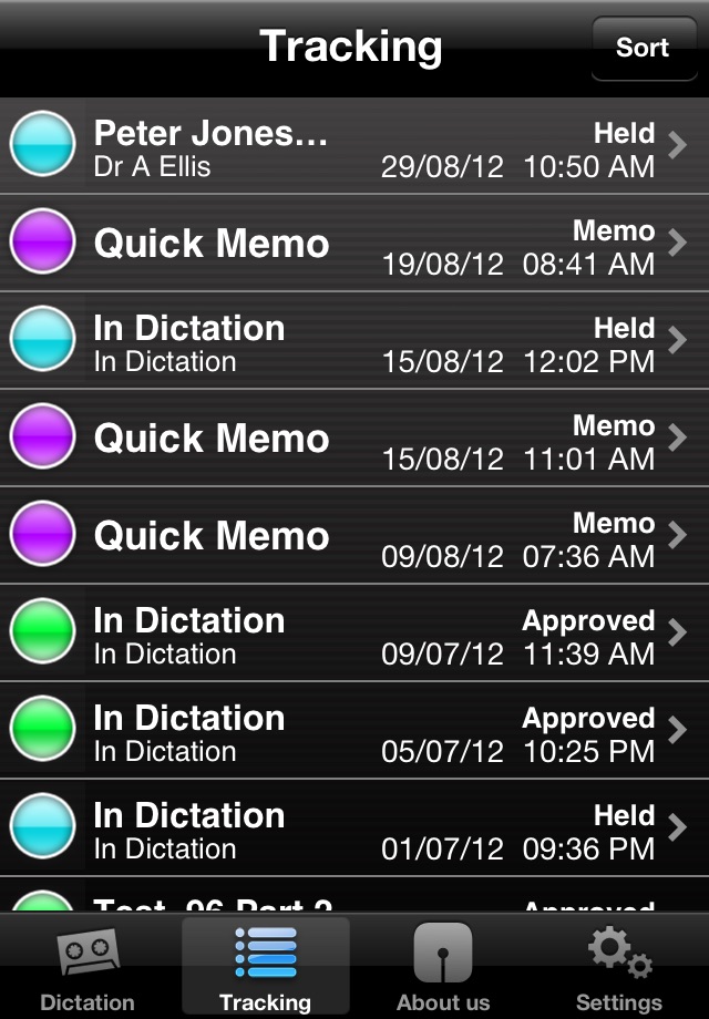 Lexacom Mobile Dictation screenshot 4