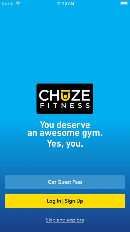 Chuze Fitness.