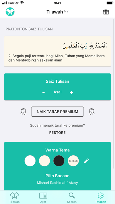 How to cancel & delete Tilawah Malaysia from iphone & ipad 4