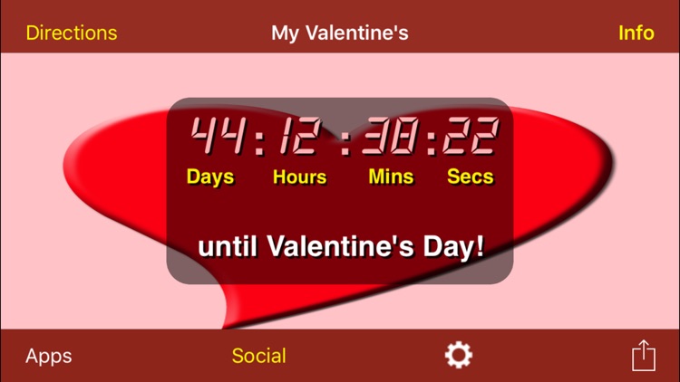 My Valentine's Day Countdown screenshot-3