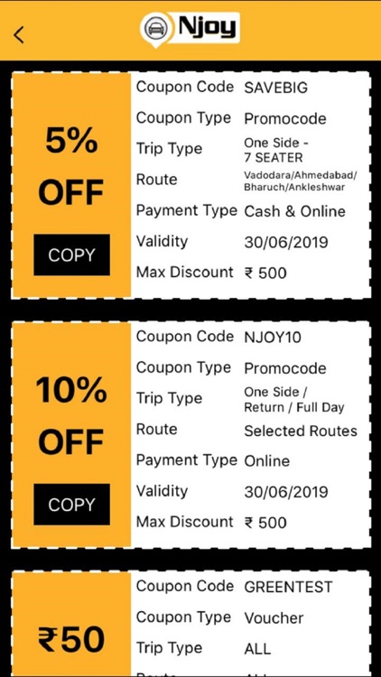 Njoy Cabs - Outstation Taxi screenshot-8