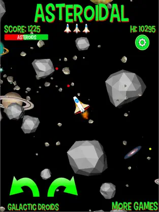 Asteroidal Pro, game for IOS