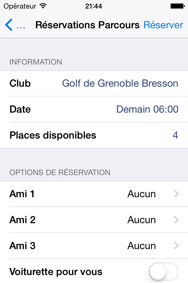 Golf de Mennecy Chevannes screenshot 3