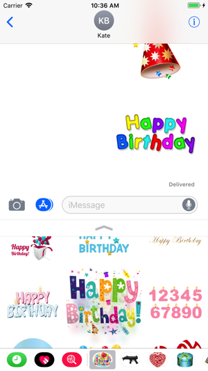 Happy Birthday Stickers Pro(圖2)-速報App